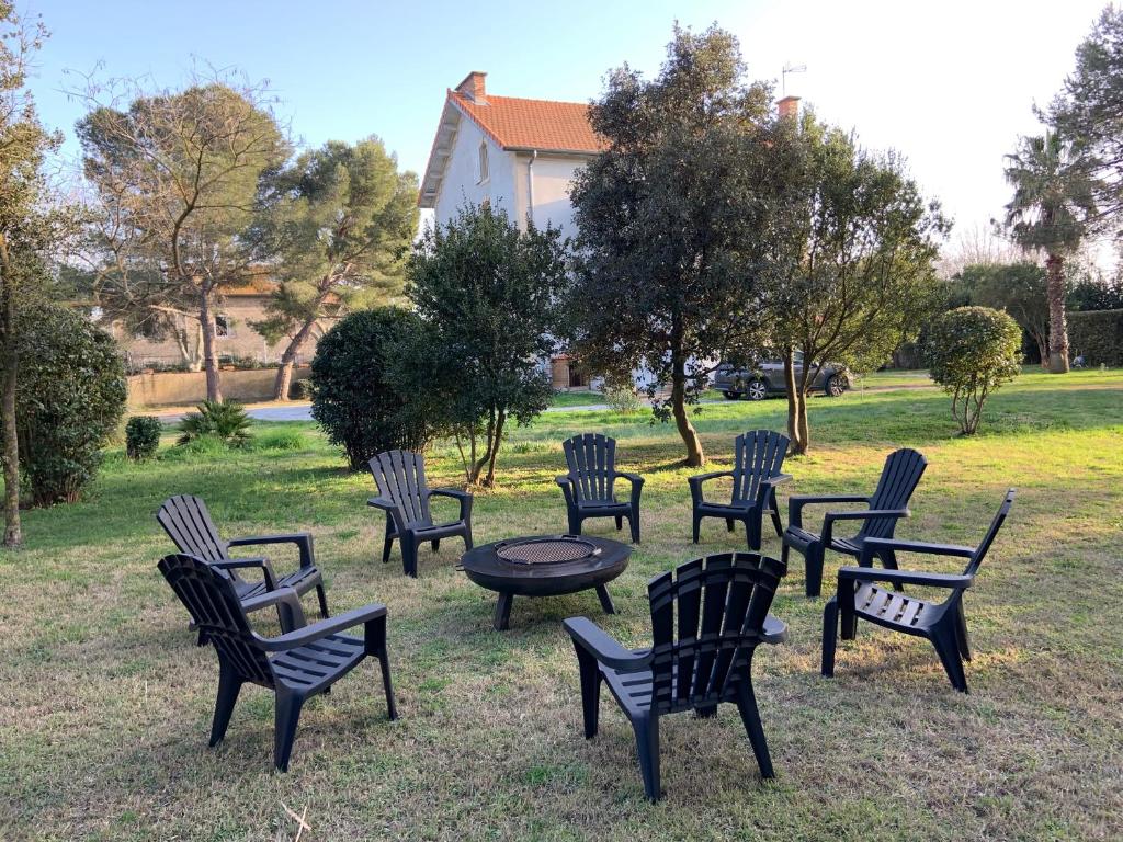 Coin détente dans le parc