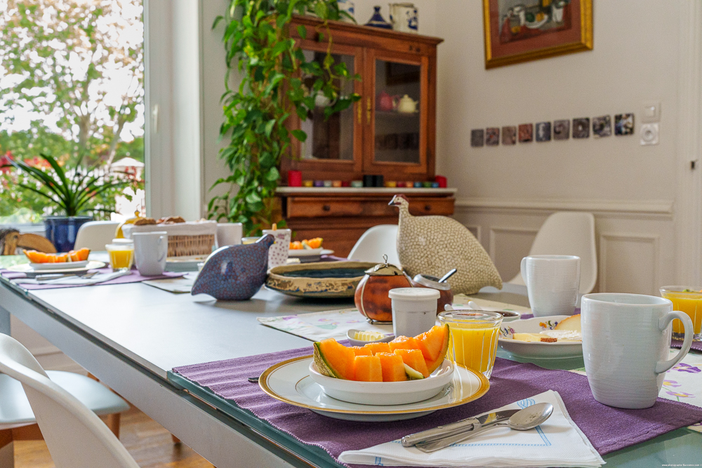 Table du petit déjeuner